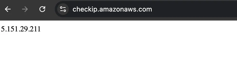 IP Address Verification